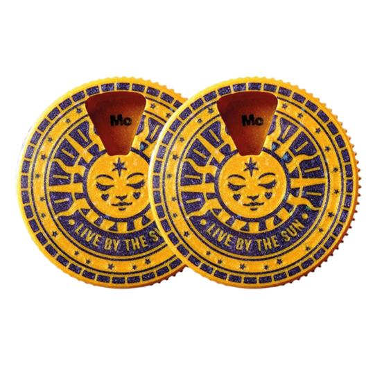 1/2Pcs Sun Moon AM/PM 7 Day Pill Organizer 2-in-1 Ratcheted Weekly Rotation Pill Case with 7 Slots 3D Printing Pill Planner Box