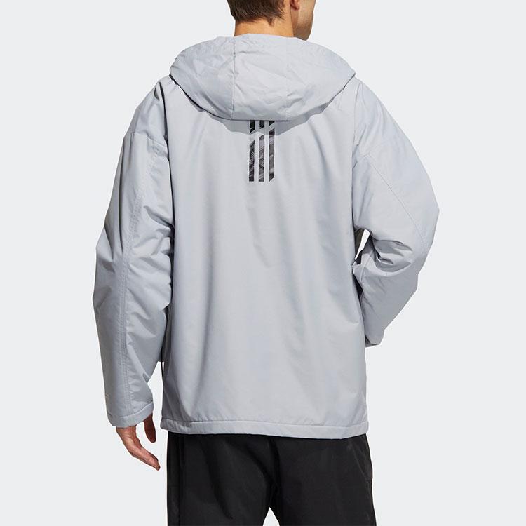 adidas Сотрудничество Трансформеров, Год Тигра, ограниченная серия TF Куртка 22, однотонная спортивная куртка с капюшоном, мужская куртка серого цвета HM7465