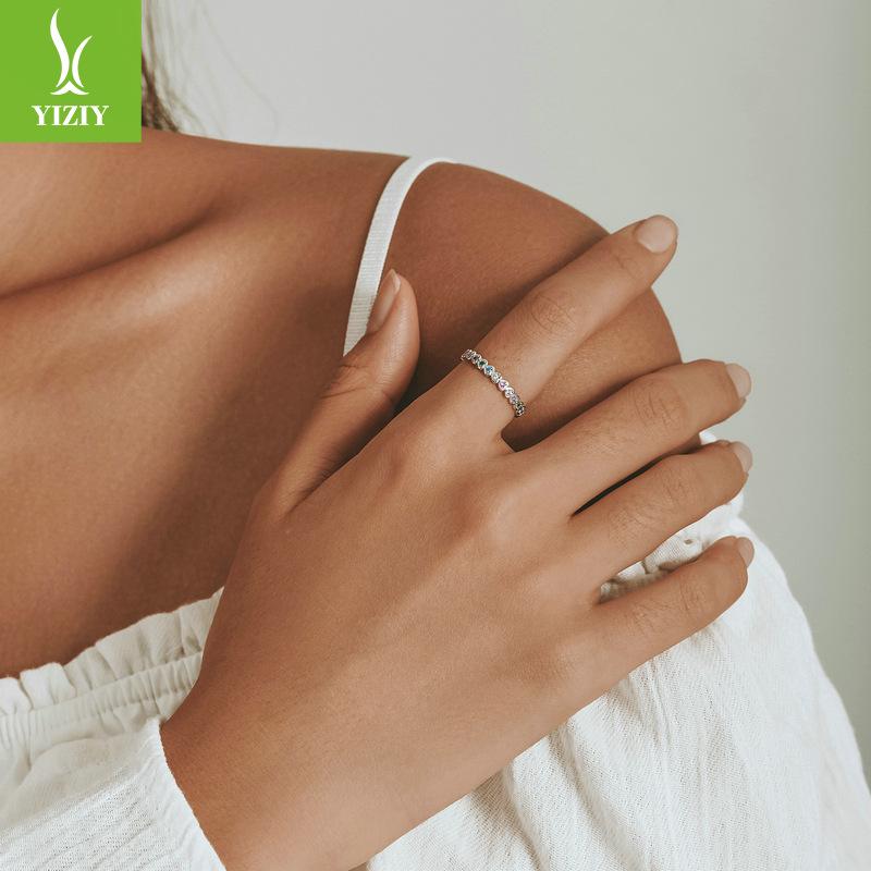 Набор серег-колец «Радужное сердце», корейская версия модных красочных циркониевых украшений с платиновым покрытием