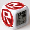 Printing Glowing Alarm Led Color Change Digital Colorful Luminous Clock