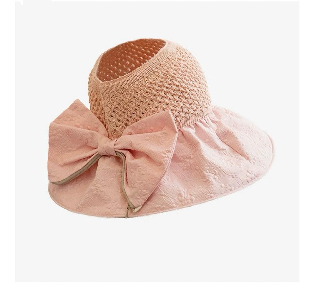 Summer Sun Protection Hat With Large Brim Foldable Wide Brim Cotton Sun Hat For Outdoor Activities