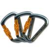 Carabiner for Mountain Climbing with Screw Lock Safety Ring Carabiner 30KN D Ring CE Certification Easy To Operate Aluminum Alloy Ultra Light Outdoor