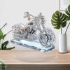 Акриловое украшение в виде искусственного кристалла для мотоцикла, 2D плоская прозрачная табличка для мотоцикла с подставкой, украшение для дома, офиса, рабочего стола, книжной полки