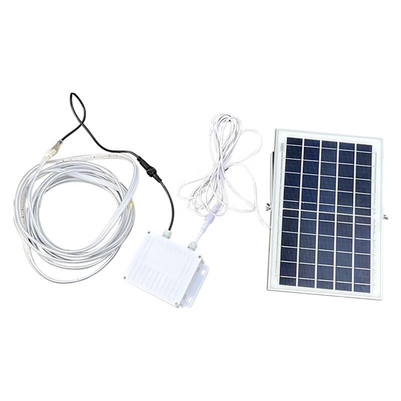 Chengyang 25m White Light Outdoor Waterproof Solar LED Strip