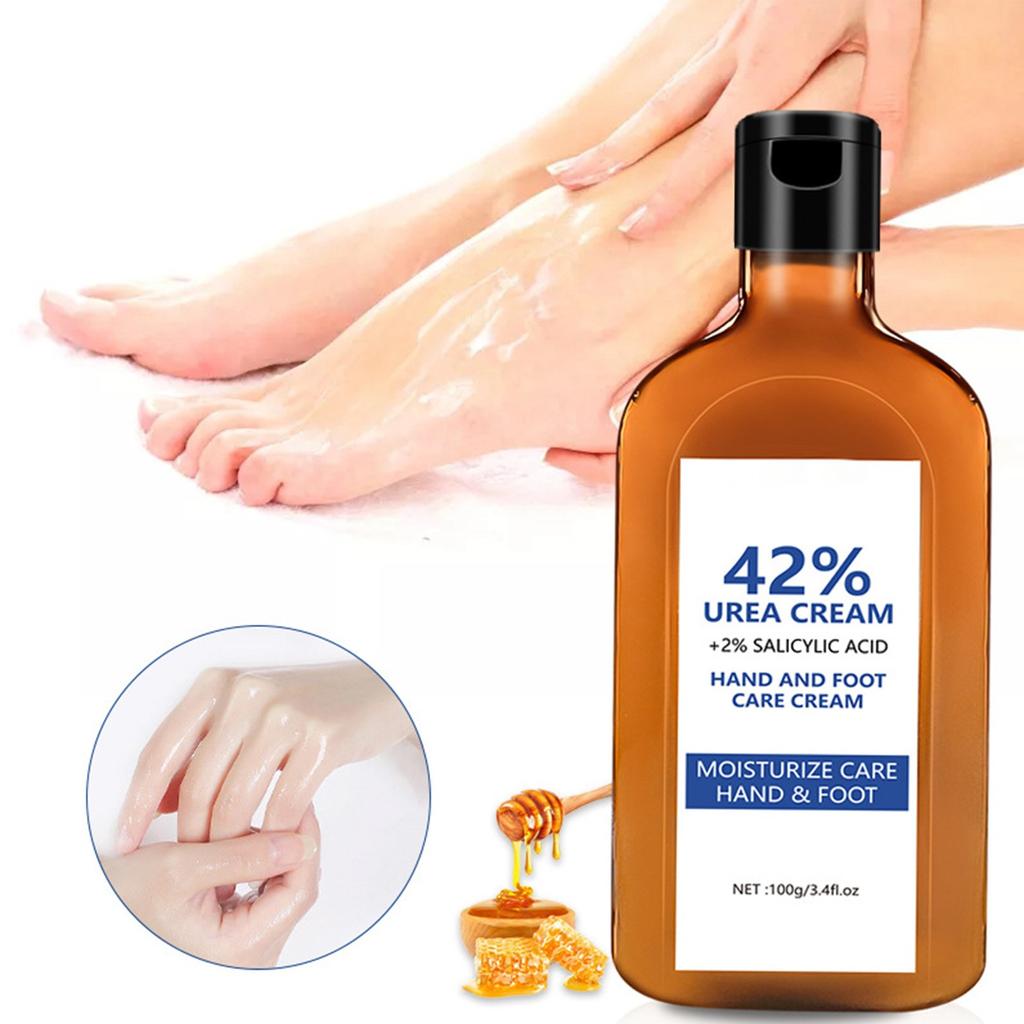 Powerful Care For Cracked Heels And Feet With 45% Urea Moisturizing And Repairing Foot Serum Lotion 100g