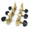 Oikabio Left and Right Classical Guitar String Tuning Pegs Machine Head Tuner Key 3L Professional Guitar Accessories, Black