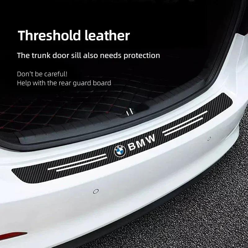 -5 шт. Наклейки на пороги автомобиля Защитные от царапин Декали Для BMW Серии M 1 2 3 5 7 iX3 G30 G32 F20 F10 F07 E46 E90 E92 E60 E3