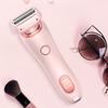 2-в-1 женская электробритва USB перезаряжаемая водонепроницаемая портативная дорожная бритва для лица, тела, зоны бикини, рук, ног, эпилятор, триммер