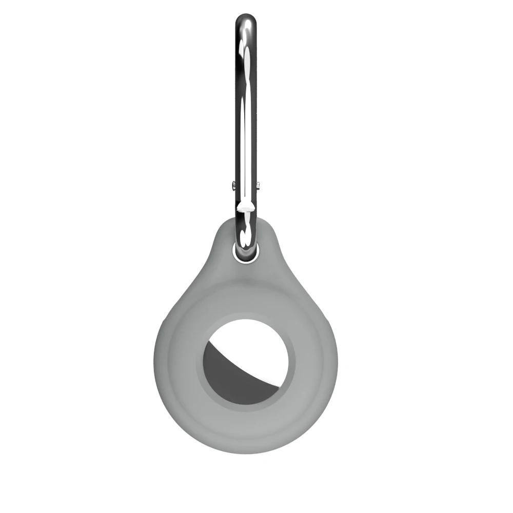 Чехол для устройства слежения GPS Airtags Anti Loss Dog Tracker Locator Airtag Liquid Silicone Portable Keychain для Apple Air Tag Case