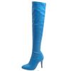 Fashion Sexy Elastic Thigh High Boots Women High Heels Over-the-knee Boot Female Point Toe White Yellow Fetish Party Long Shoes Big Size