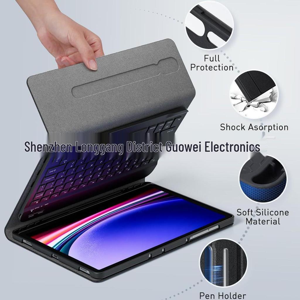 Планшет 2025 Samsung S11 Ultra 14.6" Чехол с Bluetooth-клавиатурой - Итальянская/Французская раскладка