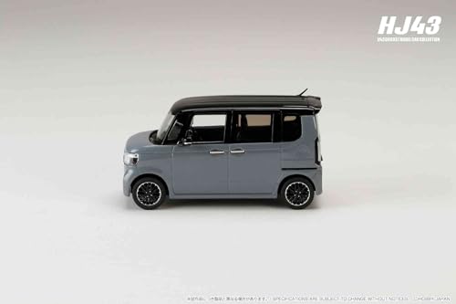 HJ43 Масштаб 1/43 Honda N-BOX CUSTOM Цвет: Жемчужно-серый и черный Готовый продукт