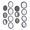 Комплект фильтров для объектива камеры UV CPL ND8 Soft White Graduated Grey 10X Macro 6 Points Star Filter Set для P