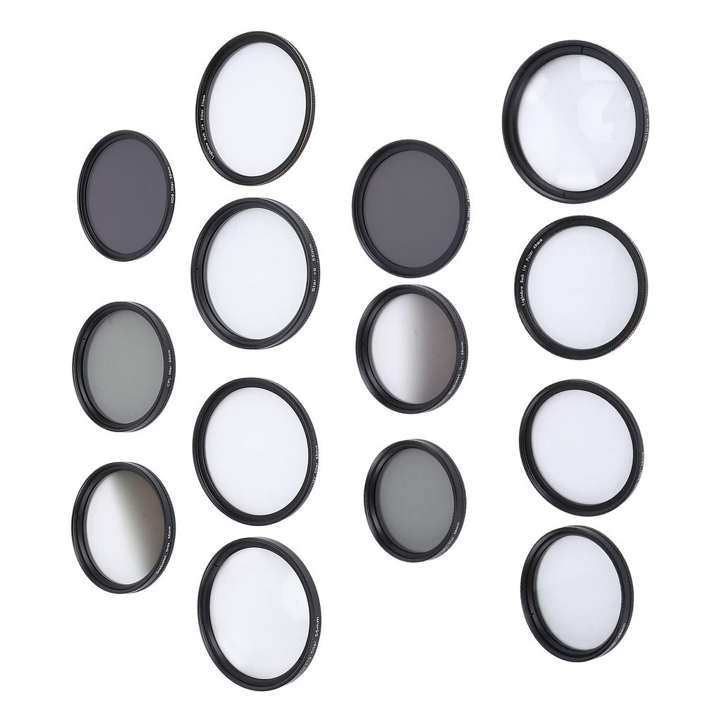 Комплект фильтров для объектива камеры UV CPL ND8 Soft White Graduated Grey 10X Macro 6 Points Star Filter Set для P