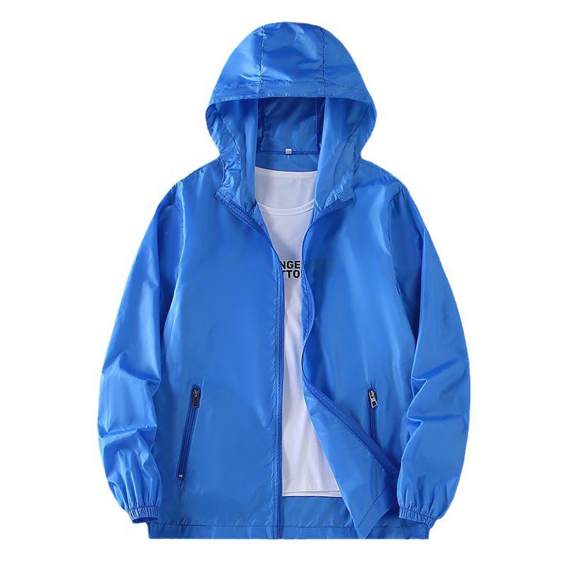 Мужская летняя куртка с капюшоном для защиты от УФ-лучей - Ультратонкая, прохладная, дышащая, ветрозащитная защита от солнца