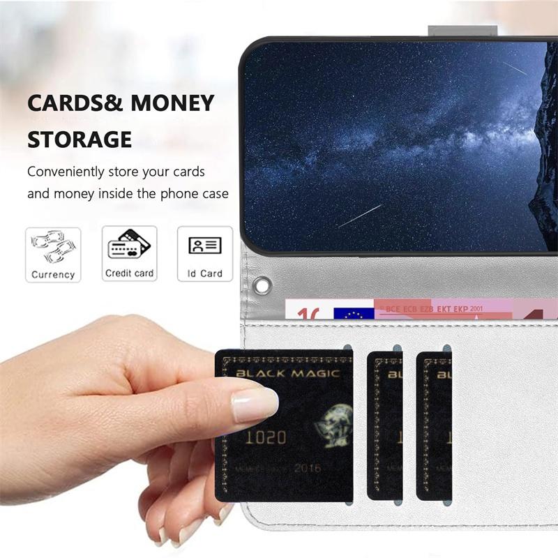 Flip Case for Tcl 201 303 305 306 403 405 406 408 501 502 505 30 XE XL SE Plus 20R 20A 30T T433D T603DL T671G T768S 5G Leather Cover Casing