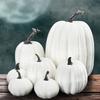 Halloween Fake Foam Pumpkins Decorations Set Realistic Artificial Pumpkin Porch Party Festival Ornaments Fall Thanksgiving Decor