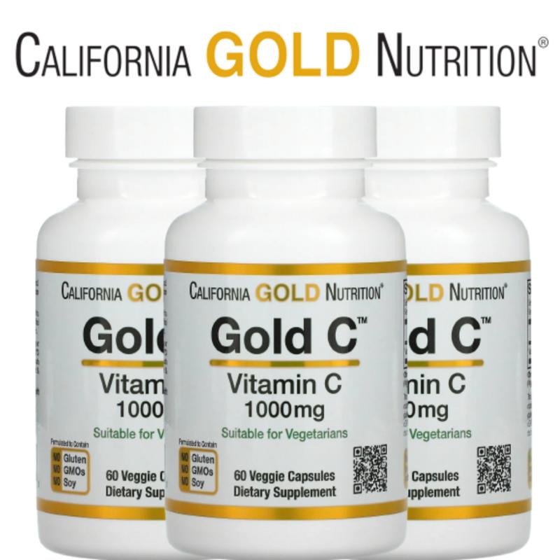 California Gold Nutrition Витамин С 1000 мг Беременность Вегетарианские капсулы 60 шт.. 2+1, таблетки, 3