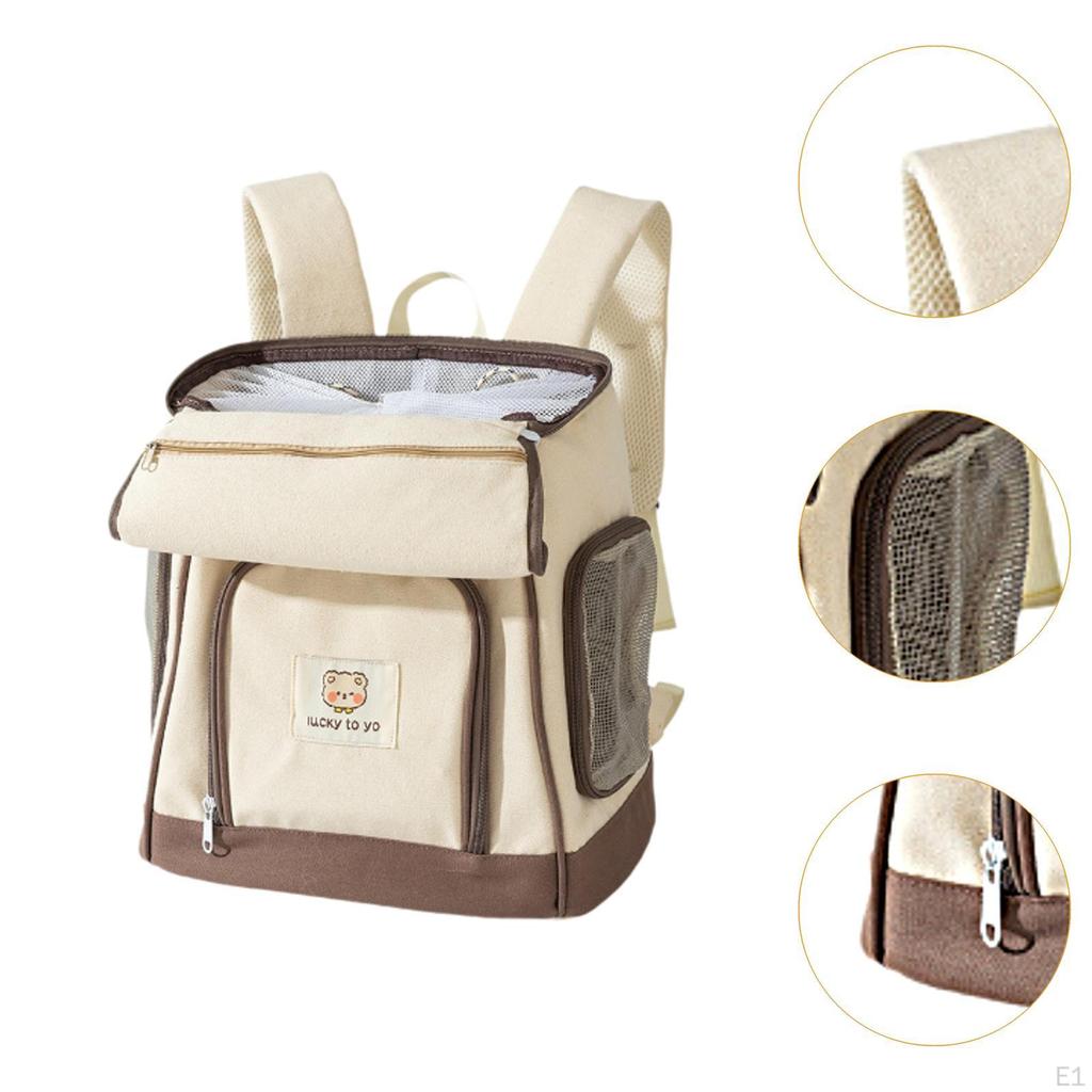 Рюкзак-переноска для кошек, дышащая сумка для домашних животных для маленьких и средних собак, кошек, боковое окно для транспортировки