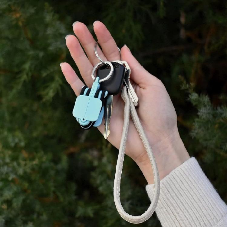 Efficient Hair Tie Organizer Portable Hair Tie Container Hair Tie Holder Plastic Texture for Effortless Organization