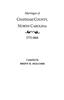 Книга Marriages of Chatham County, North Carolina, 1772-1868