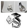 New Logo Decal Silver Badge Emblem Auto Decor Scorpion Car Sticker 3D Metal