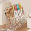 Multi Functional Makeup Brush Storage Tube Transparent Divided Storage Pen Holder  Living Room