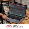 Akai Professional MIDI-клавиатура Контроллер Mini 25-клавишный USB Velocity Sensitive 8 Drum Pad Программное обеспечение для создания музыки MPK mini mk3 Gray