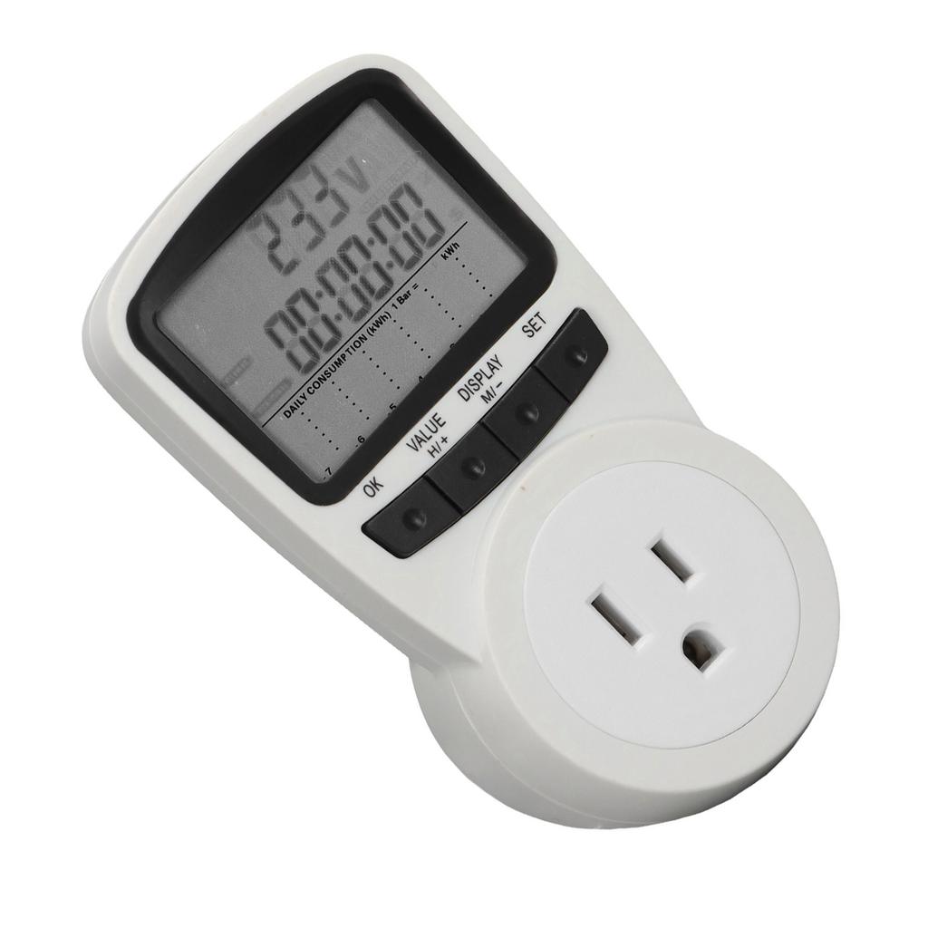 Розетка с измерением мощности Интеллектуальная розетка-тестер напряжения мощности Монитор потребления электроэнергии