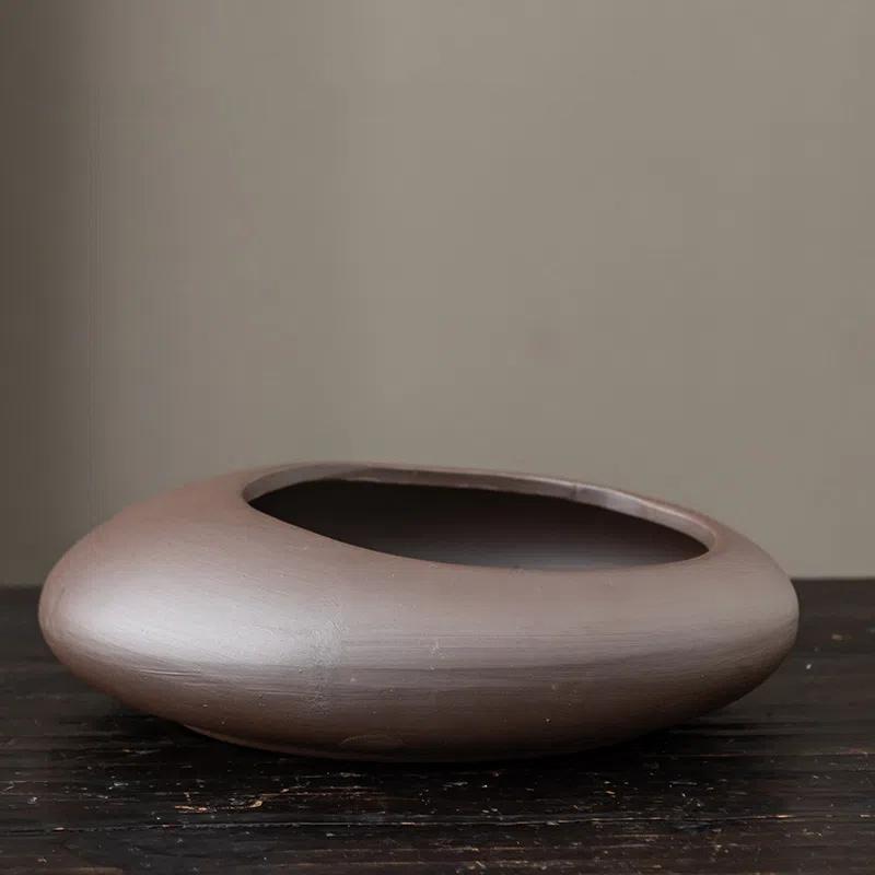 Винтажный крытый и уличный креативный цветочный горшок в форме бонсай, маленький и большой, фиолетовый, глиняный, керамический, зеленый, настольный, декоративный, для растений