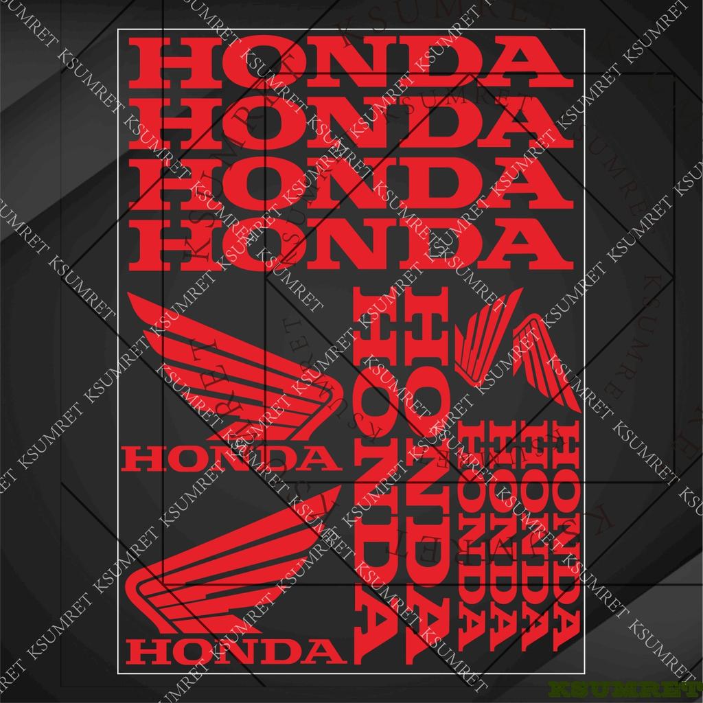 CKU5 Vinyl Honda Motorcycle Sticker Decal Tank Emblem Stickers