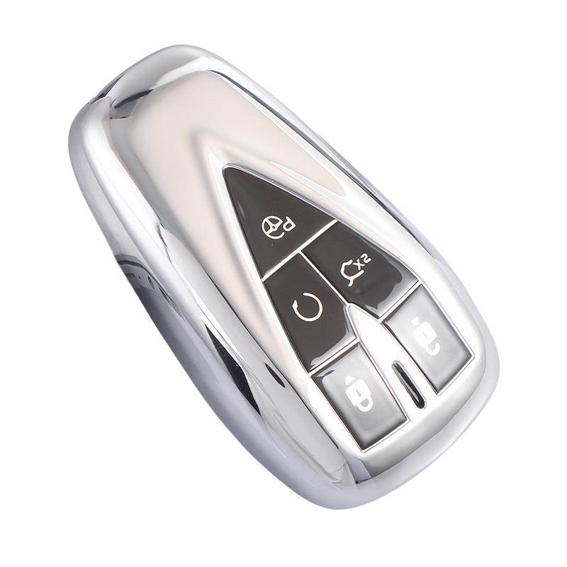 Чехол для дистанционного ключа из ТПУ с 5 кнопками для Changan CS35 Plus CS55 Plus CS75 Plus 2019 2020, защитный чехол для ключей, держатель для сумки