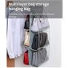 1Pcs Waterproof Hanging Handbag Organizer Gray Clear Sundry Bag New Storage Bag  Door Wall