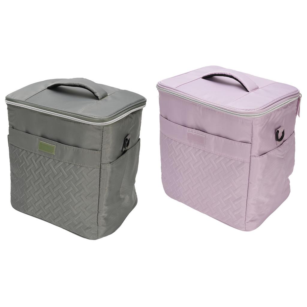 21 л Изолированная сумка-холодильник для женщин, Непромокаемая сумка для ланча для офиса, пеших прогулок, пляжа, с регулируемым плечевым ремнем