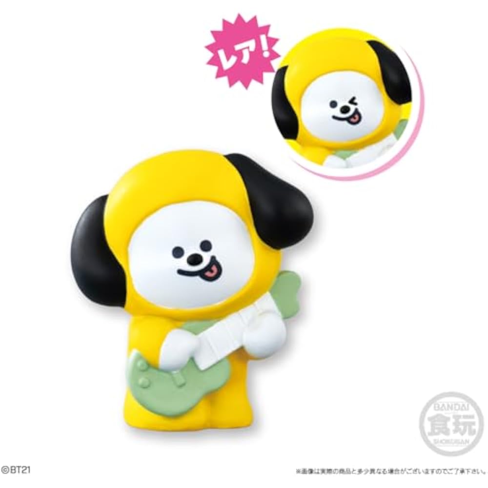 Bandai (БАНДАЙ) BT21 Друзья 4 Жевательная резинка Пищевая игрушка [Продажа коробкой/Набор из 12 штук]
