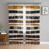 Tribal Retro Ethnic Curtain Window Tulle For Living Room Bedroom The Kitchen Window Treatment Decorations Curtains