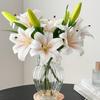Simulation Flower Simulation Plant Decoration Lily Dining Room Tabletop Desk Vase Flower Arrangement Wedding Party Decoration Simulation Flower