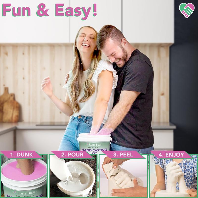 Набор для ручного литья Luna Bean — подарки на День матери, пары, годовщины, семьи. Ручное литье