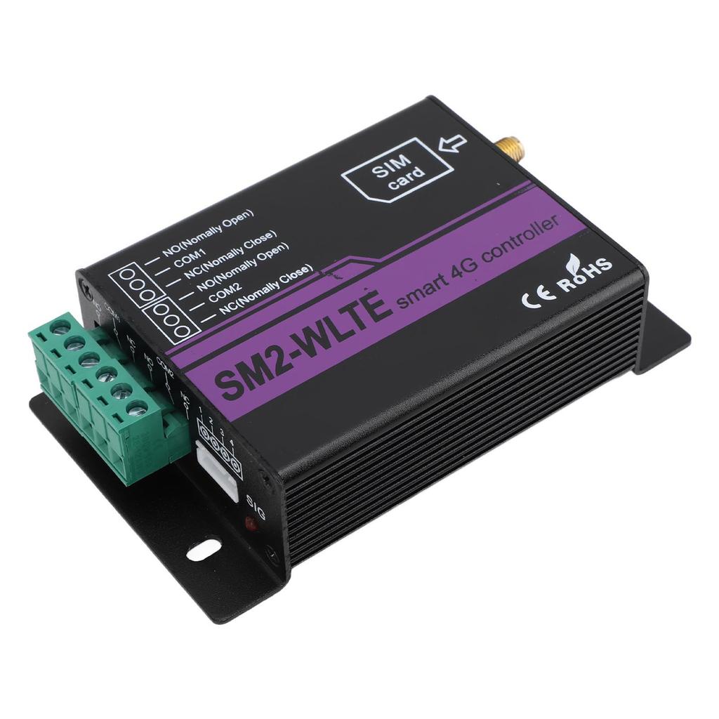 SM2 WLTE EA 2-канальный 4G SMS-контроллер сигнализации, пульт дистанционного управления с веб-приложением, температурой