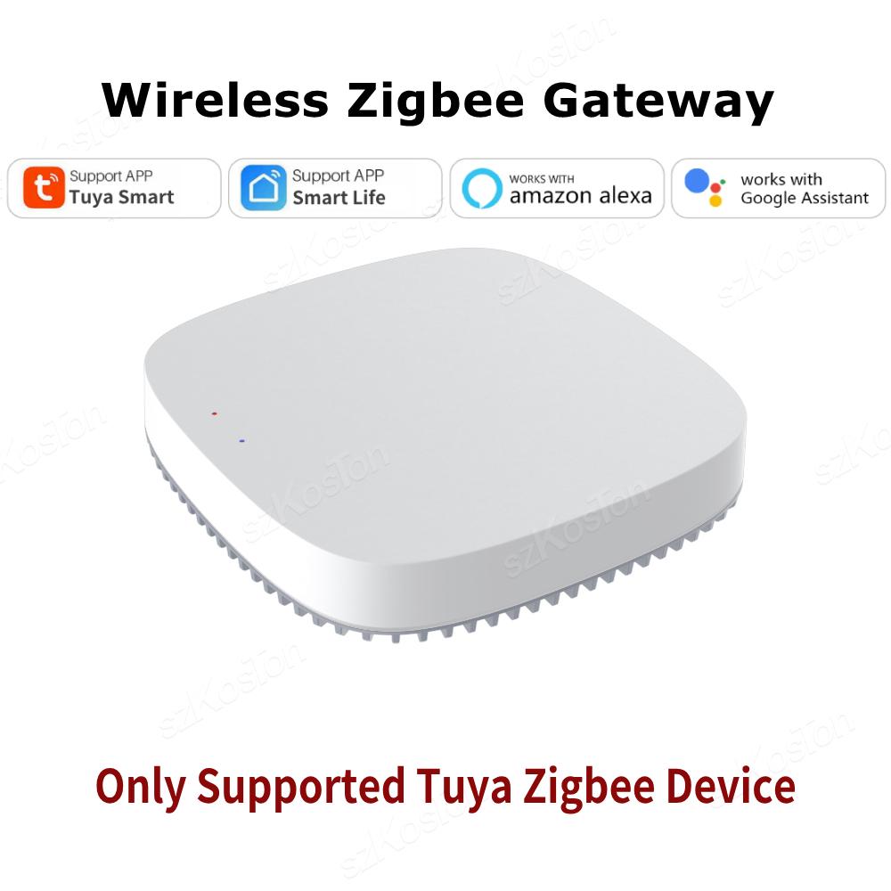 Tuya Smart Wired / Wireless Zigbee 3.0 Gateway Hub Bridge Smart Life APP Automation Device Голосовое дистанционное управление для Alexa Google