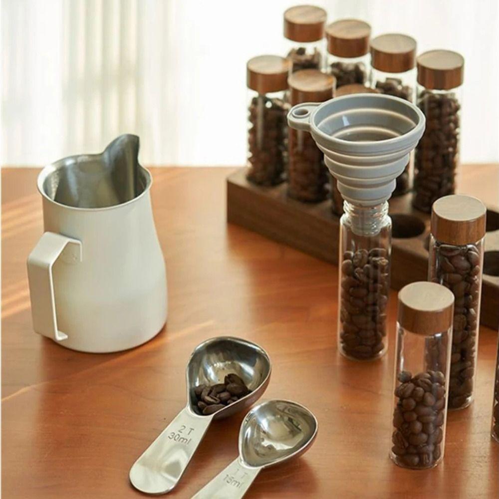 Portable Tea Tube Display Rack With Breathable Lid Tea Tube Bottle  Coffee Bean Storage