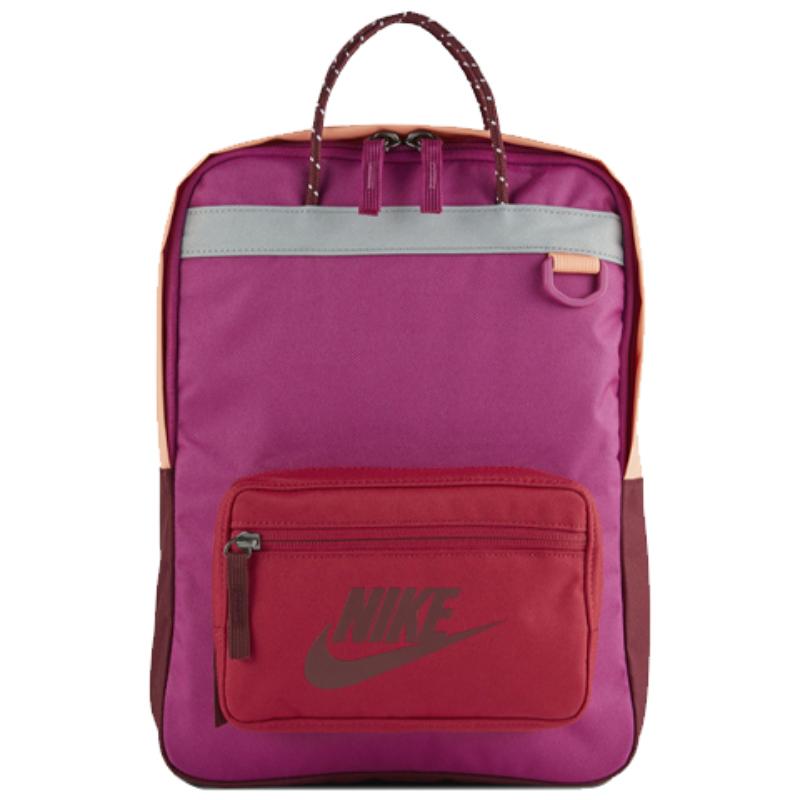 Nike Рюкзак полиэстеровый Tanjun обычный женский фиолетово-красный повседневный