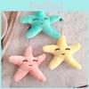 Starfish Stuffed Animal Keyring With Soft Crystal Polyester Filling For Gift Giving