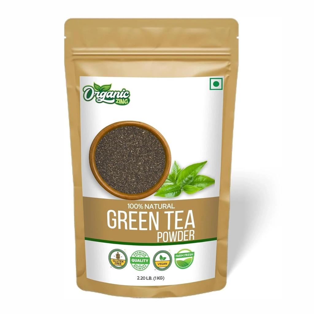 Organic Zing Green Tea Powder | Pure & Natural Food Grade 115g Herbal
