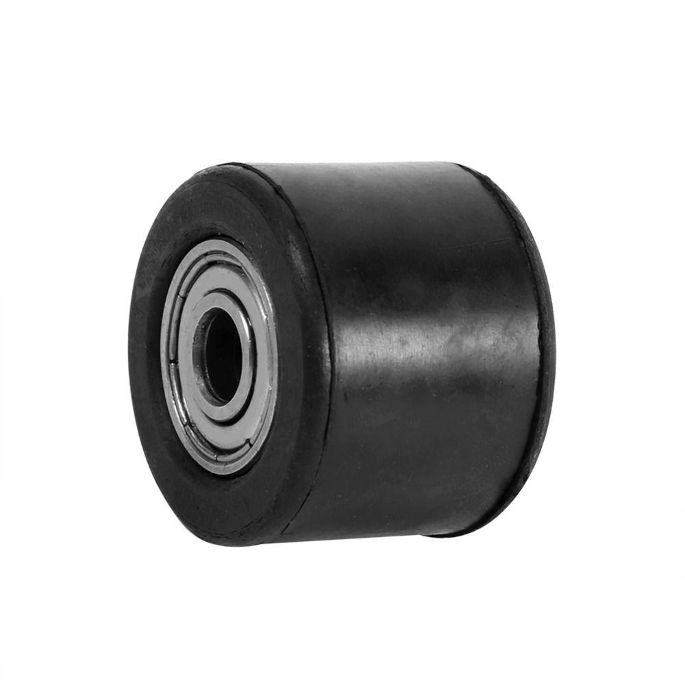 8mm Size Tensioner Pulley Rubber Guide Wheel Replacement Part Pulley Roller Tensioner Motorcycle
