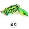 1PCS Frog Fishing Lures Soft Topwater Baits for Bass Snakehead Saltwater Freshwater Fishing