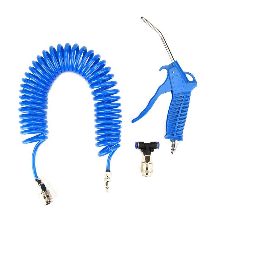 Sets of European Style Pneumatic Heavy Duty Air Duster Gun Kit Air Blow Gun Kit for Blowing Dust With 6*4 /5*8 PU Air Hose