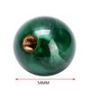 HANSWD Pearl Shift Knob Pearl Gear Knob Ball type ATMT Compatible with domestic cars Universal custom black 3 types adapter included (bright gree