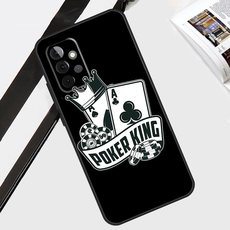Poker Cards Case For Samsung Galaxy A56 A36 A26 A16 A06 A54 A34 A14 A12 A22 A32 A52 A13 A53 A15 A35 A55