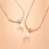 Pearl Knot Necklace Women's Fashion Retro French Light Luxury Temperament High-grade Pearl Jewelry